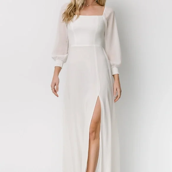 Baltic Born Giselle Maxi Dress | White Size SS - Picture 2 of 5